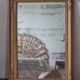 Antique rectangular mirror with mouldings 103 x 68
