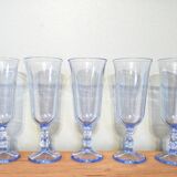 5 flûtes à champagne