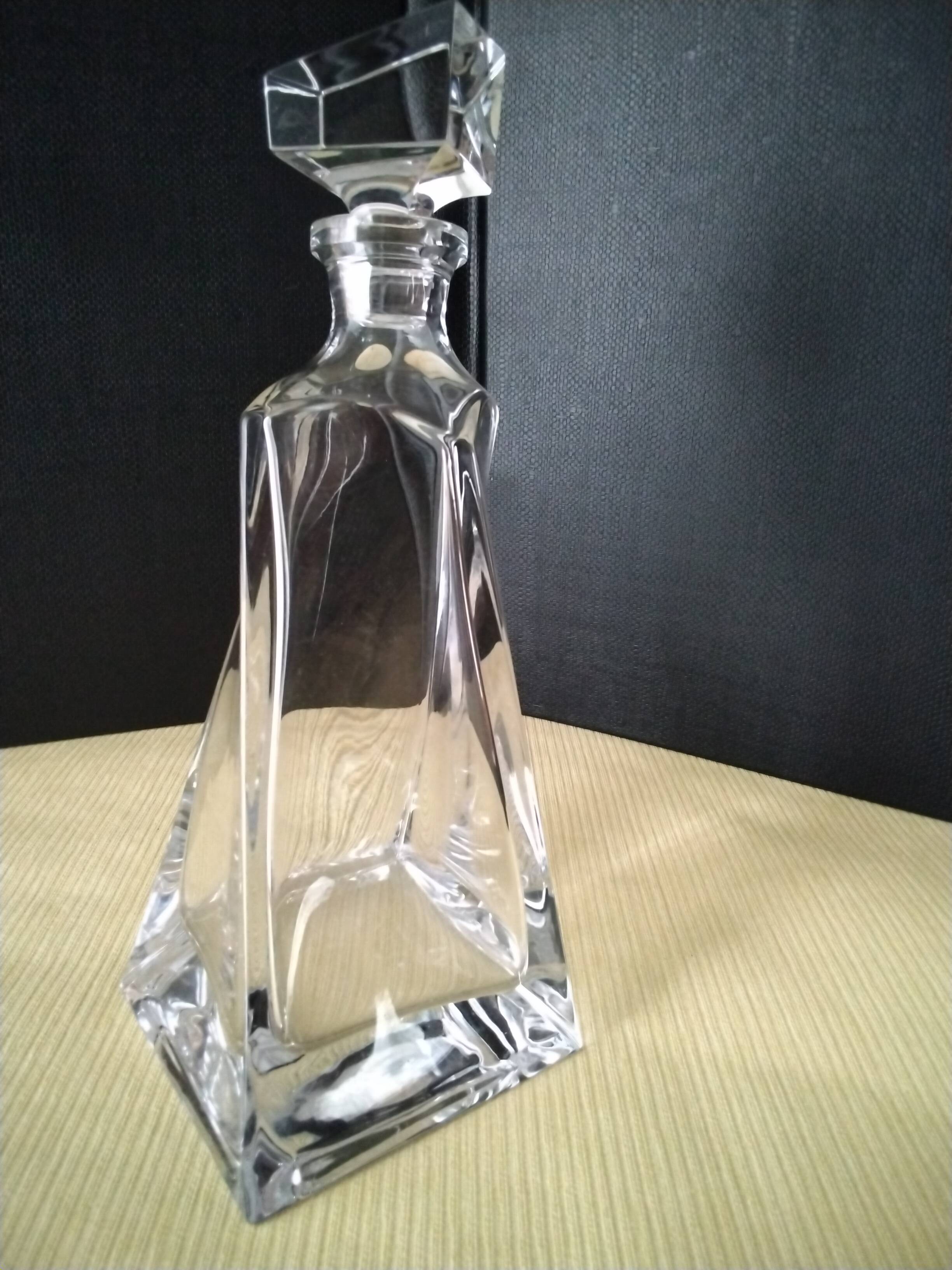 Bohemian Crystal Whiskey Decanter