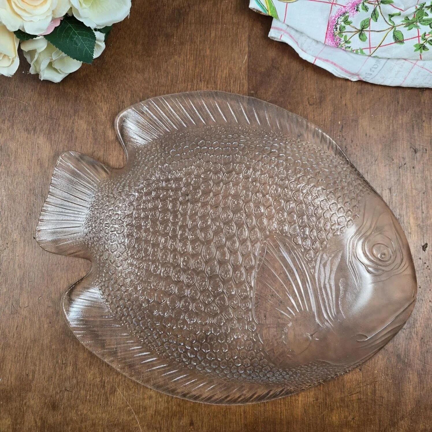 Large fish plate arcoroc vintage haribo – original box