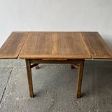 1930’s vintage oak draw leaf dining table