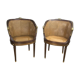 Pair of mahogany chairs