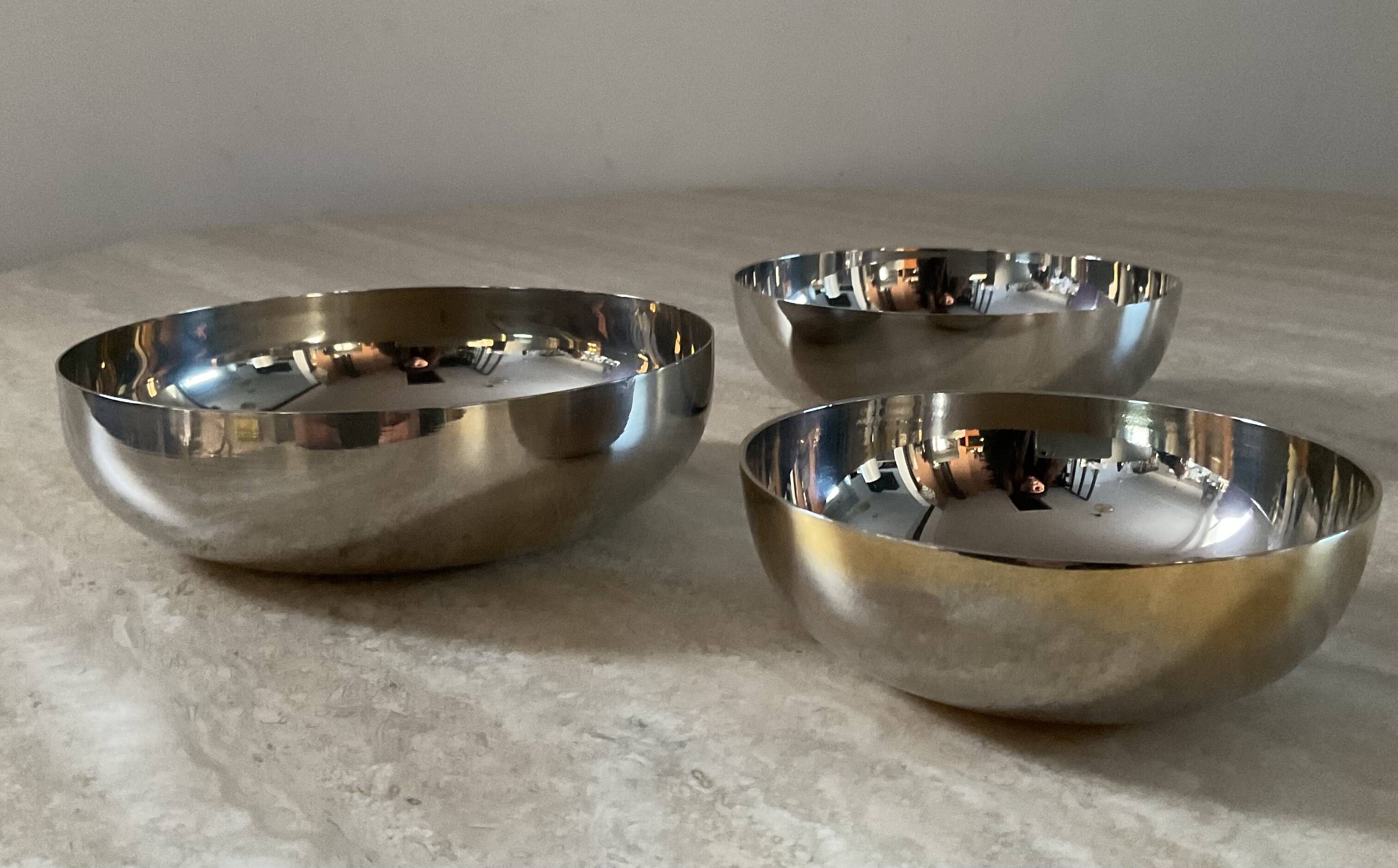 Trio of cups Dorval Italy vintage 70s