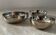 Trio of cups Dorval Italy vintage 70s