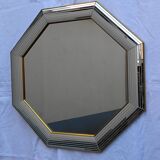 Belgian octagonal mirror "Deknudt Mirror" from the 80s