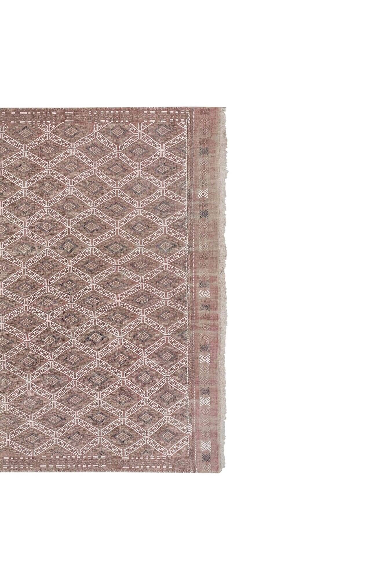Vintage Turkish kilim, handwoven, 167x238 cm.