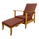 System armchair, Morris Art Deco chaise longue, France c. 1940