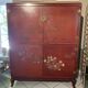 Asian wardrobe in red lacquer Thanh Le