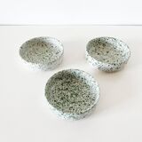 Set of 3 terrazzo ceramic cups