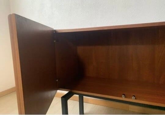 Vintage Scandinavian low sideboard