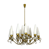 Arredoluce Monza 18 lights chandelier from 50s