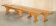 Pair of vintage dining room benches by Robert Mouseman Thompson