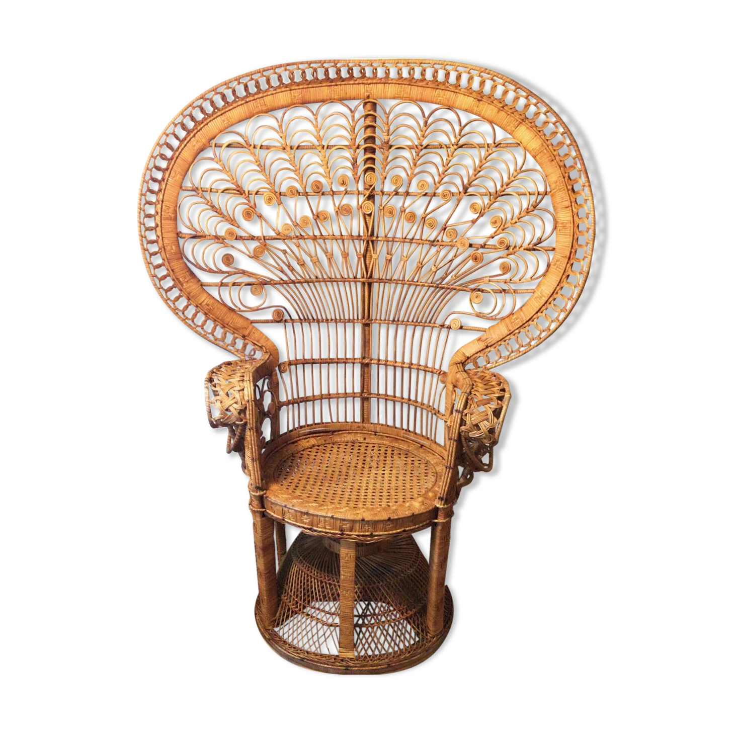 Emmanuelle peacock armchair