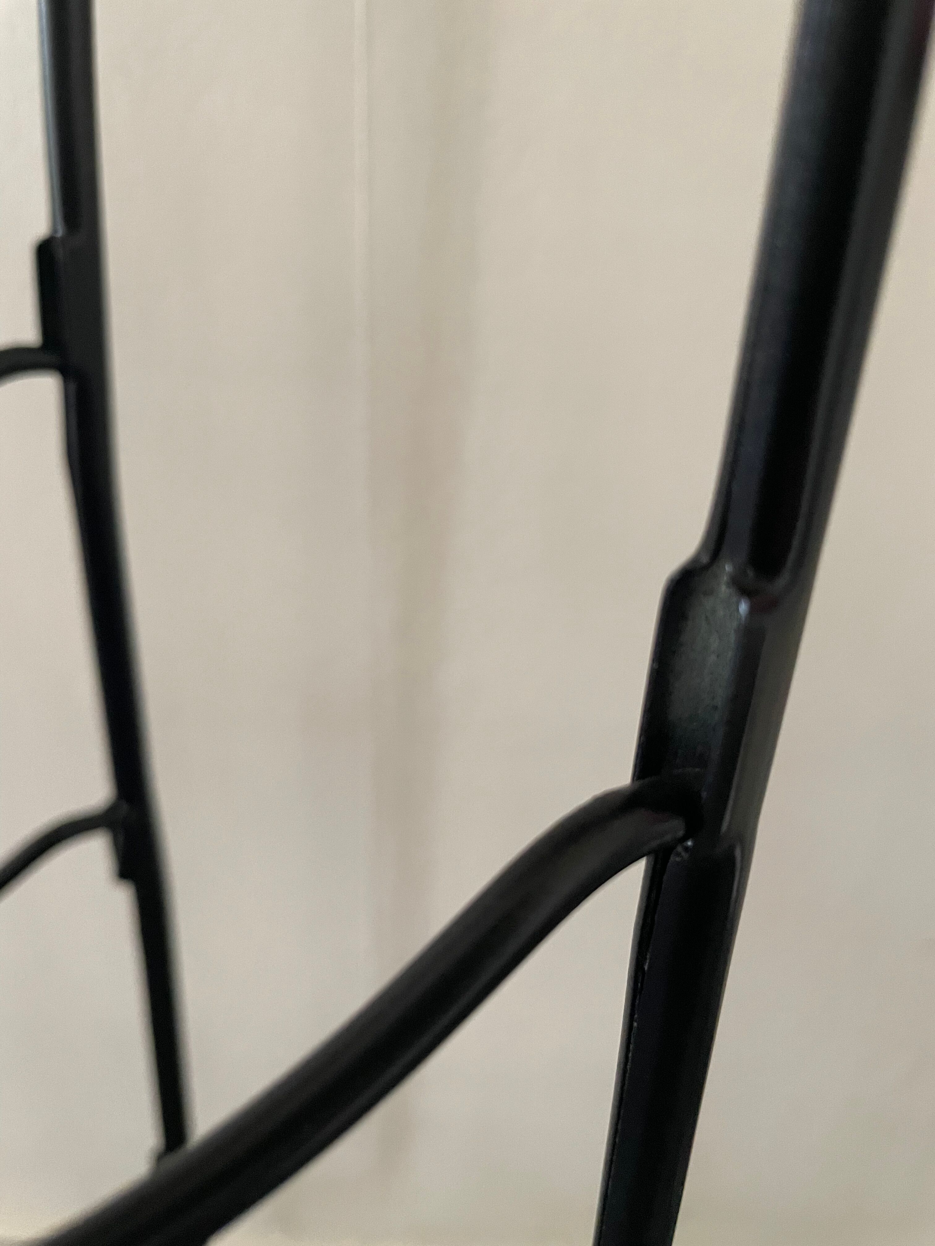 Vintage black bottle holder