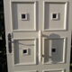 Door 200,6x93,7cm solid oak verso natural old