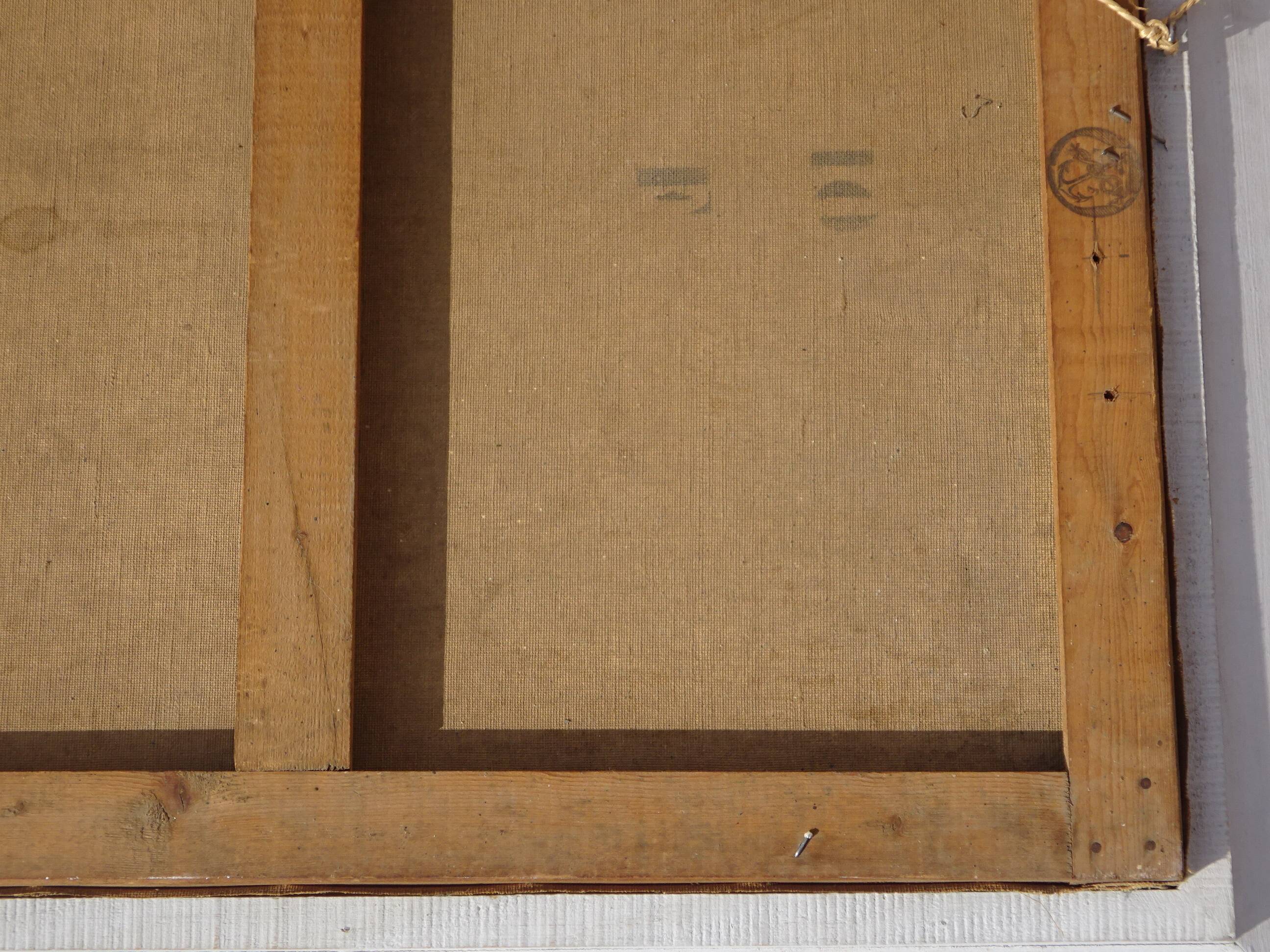 Ancienne peinture, calanques Méditerranée