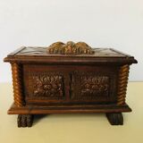 Old wooden box