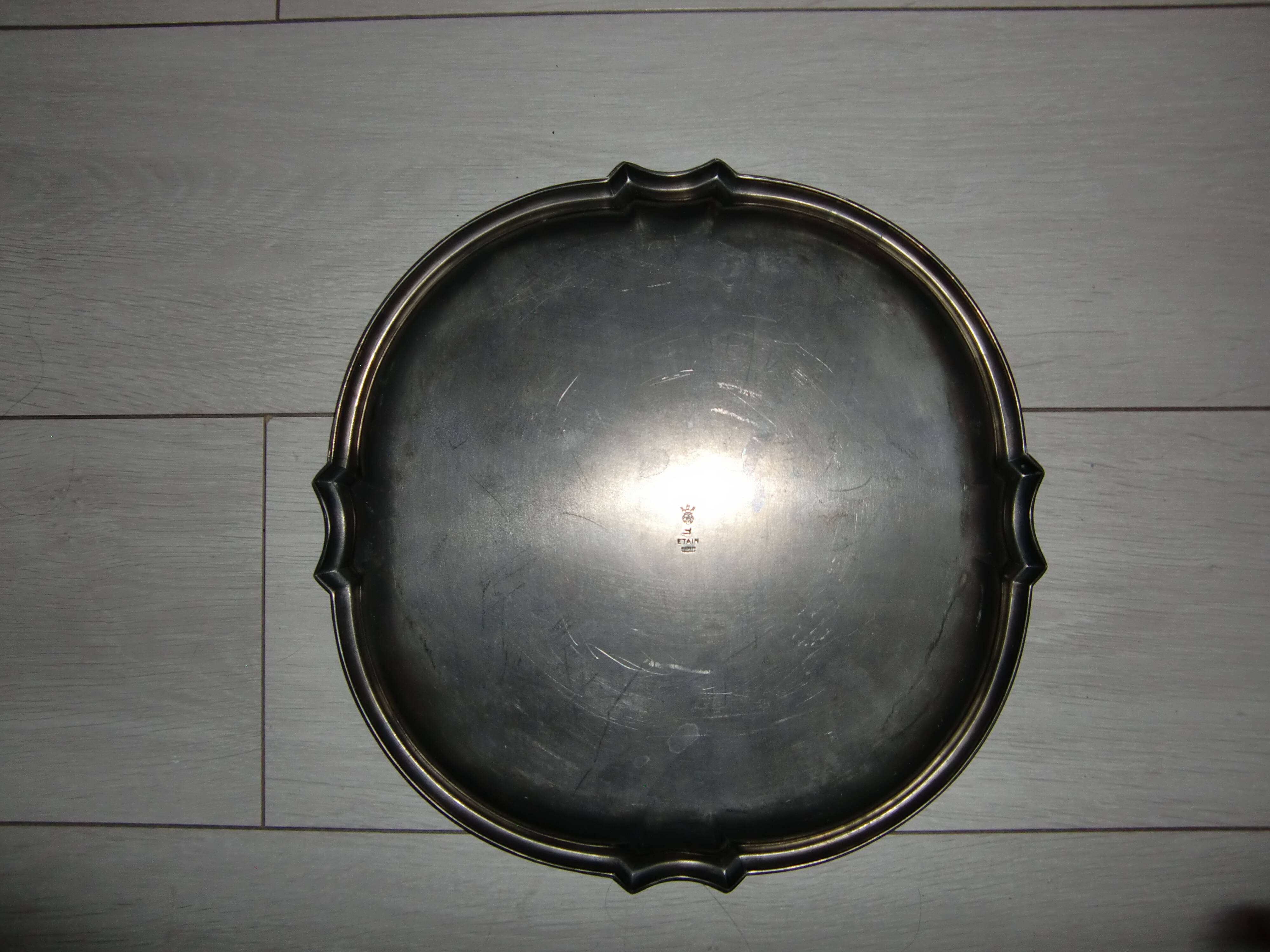 French pewter tray