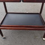 Scandinavian rosewood service foldable