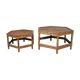 Ensemble 2 tables basses bambou