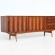 Oswald Vermaercke 'Paola' sideboard rosewood V Form Belgium 1960