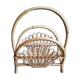 Porte revues vintage rotin