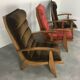 Trio of Free Span FS 123 armchairs 50s reconstruction style