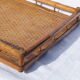 Tray in bamboo and wood