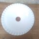 Serrated opaline lampshade cup