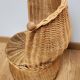 Fauteuil corbeille enfant en osier