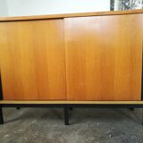 Vintage top sideboard from the 80s, sliding doors