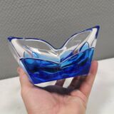 Lotus Glass bowl in mouth-blown glass from Swedish Orrefors 1988.