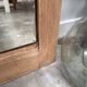 Miroir en pied en chêne