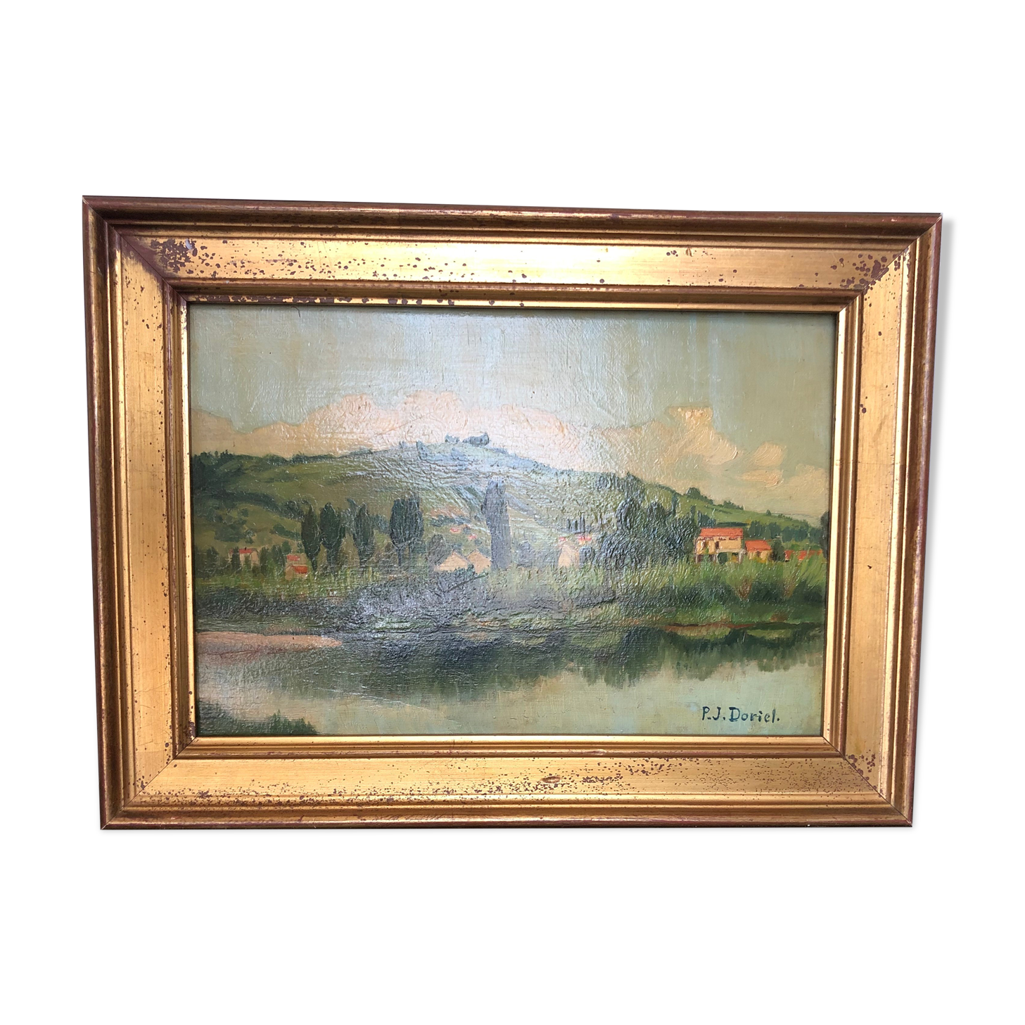 Painting: Riverside Landscape