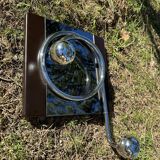 Large bakelite coat hook and mirror from the 70s