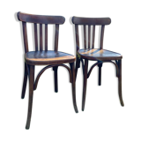 Paire de chaise bistrot fischel