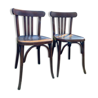 Paire de chaise bistrot fischel