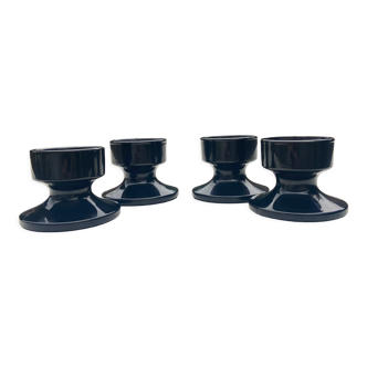 Set of ceramic candle holders