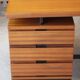 Mahogany veneer desk by Pierre Guariche for Minvielle, 1950s