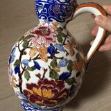 pitcher in faience of Gien with the stamp of the workshop
