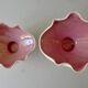 Pair of two-tone ceramic cups, 1950s