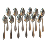 Art Deco Spoons Silver Metal brand Le Mondial table covered service