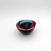 Sommerso Flavio Poli Murano 1960 Ashtray Bowl