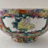 China Canton large porcelain bowl with polychrome decoration nineteenth