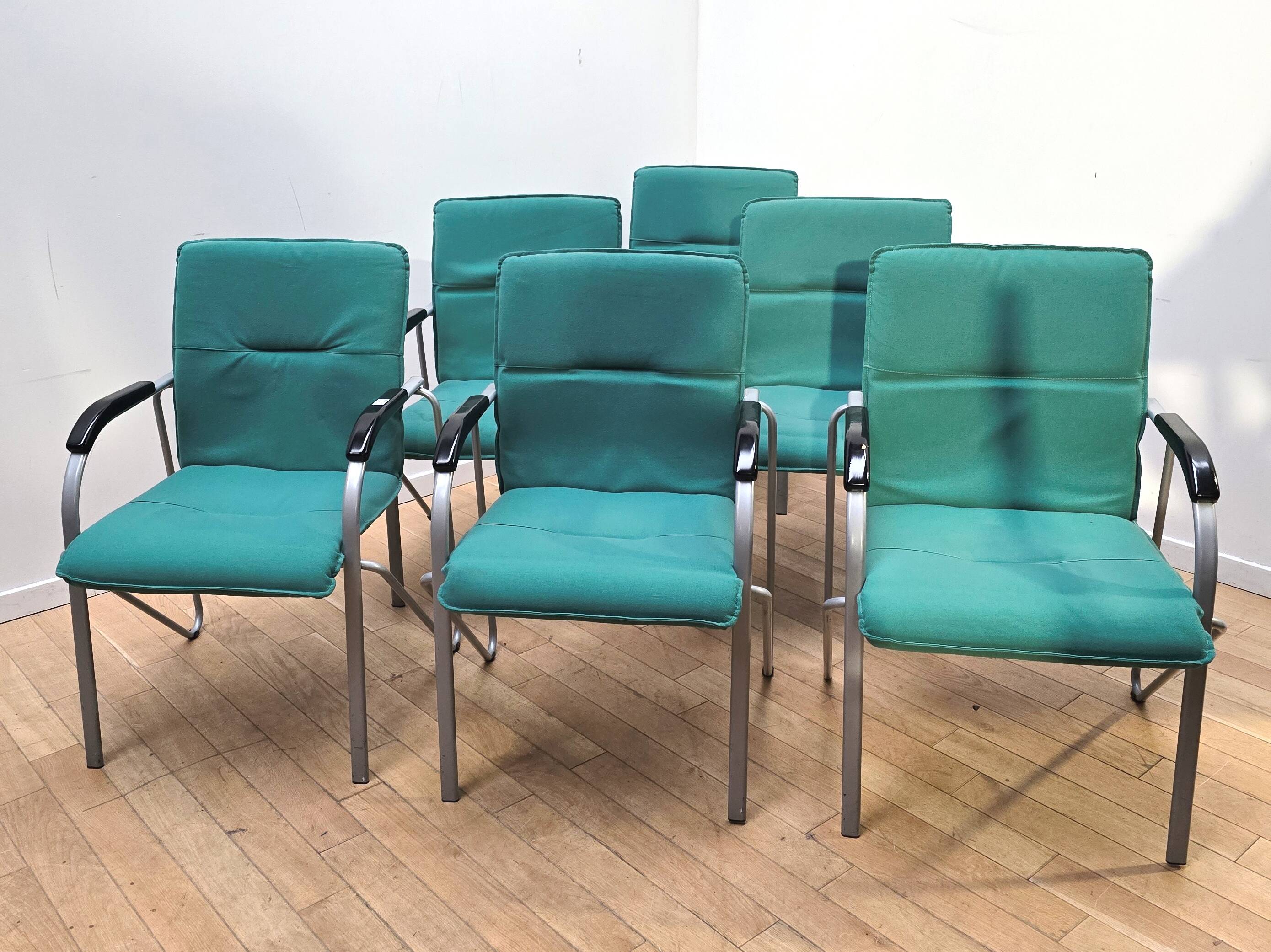 Set of 6 Samba visitor chairs