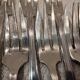 6 silver-plated cake forks by the silversmith Ercuis Medici