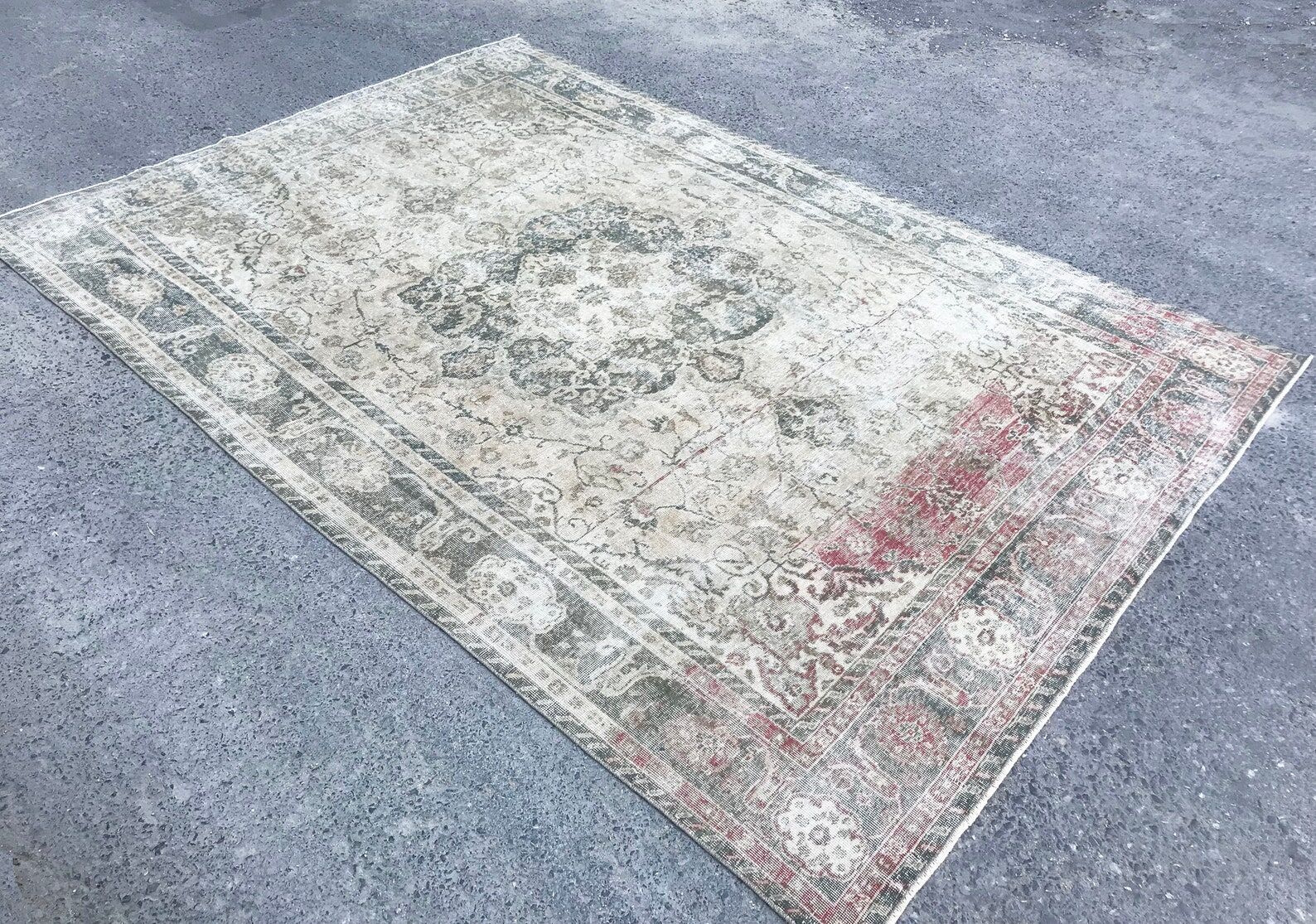 Neutral Pale Large Turkish Oversize Rug