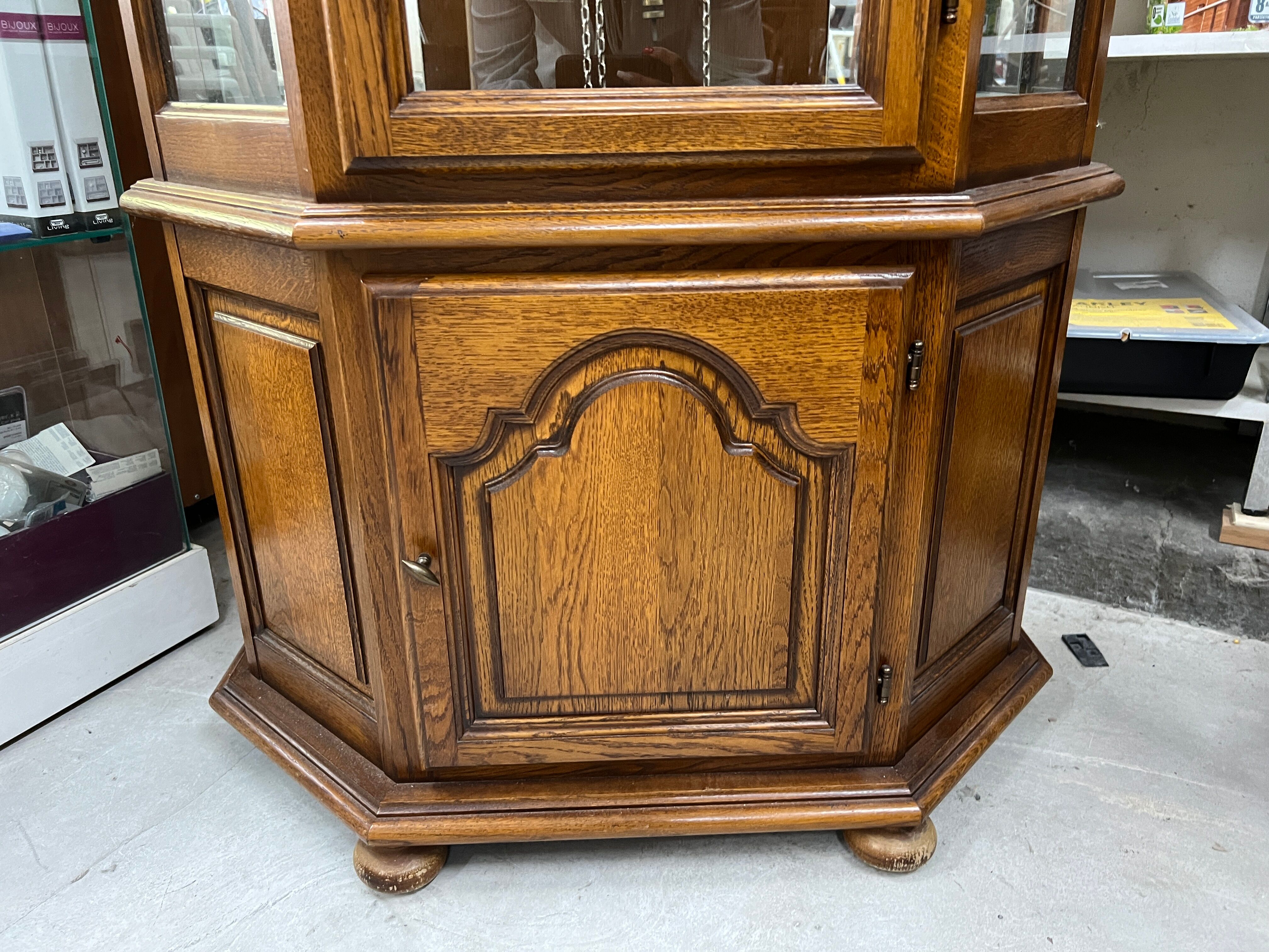 Artisanal Comtoise oak clock