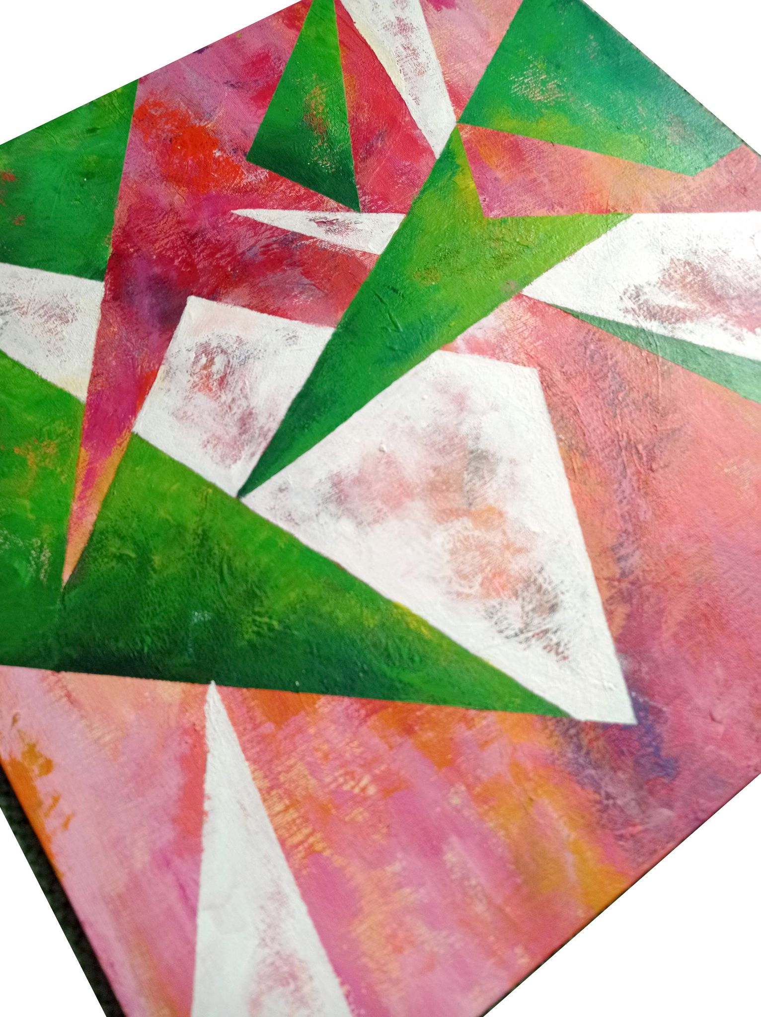 Abstraction picturale 40 x 40 cm