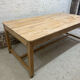 Light oak farmhouse table